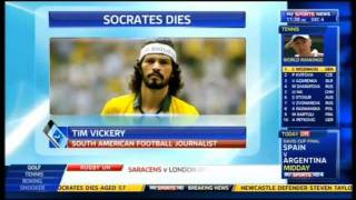 Sócrates Dies: Tributes From Tim Vickery & Simon Clifford