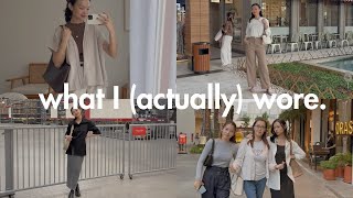 realistic daily life vlog in Jakarta & outfits I really wore | my family come visiting!