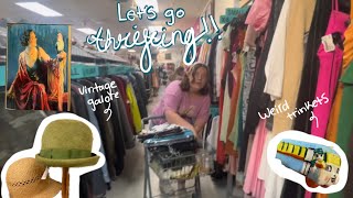 Adventures in thrifting! | Antique store + Plato’s Closet, *mini vlog*