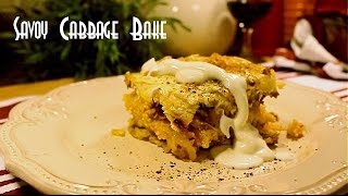 Savoy Cabbage Bake with Pork (Rakott kelkáposzta)