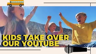 KIDS SKOOLIE SHOW!! our kids took over our channel! #deathvalley #skooliefamily #fulltimetravel