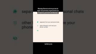 Whatsapp Channel - YATACO