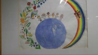 CHILDREN PAINT PEACE  RAMBAM HOSPITAL HAIFA ISRAEL