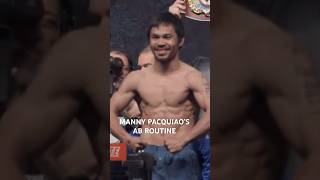 Manny Pacquiao’s Ab Routine #shorts