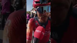 Daniel F. Martínez. Entrevista tras Etapa 1 #Itzulia2023 #Shorts