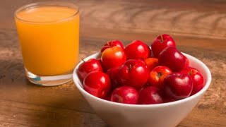 Suco de acerola natural | muito fácil e fica delicioso