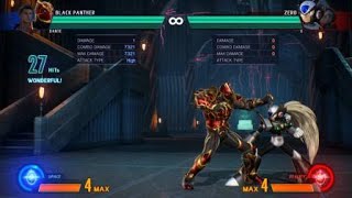 MARVEL VS. CAPCOM: INFINITE Black Panther Corner Combo 04