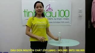 Hấp ủ tóc bằng dầu dừa - Tinh Dầu 100 Shop