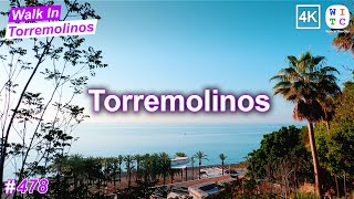 Torremolinos morning walk, Andalusia | spain walking tour 4k, 4K Walking Tour | Torremolinos 2024