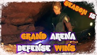 SWGOH  Grand Arena Defense wins Championships: Season 15 Week 3