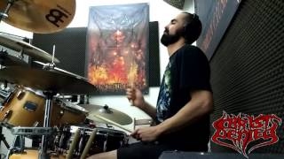 Drum playthrough by new CHRIST DENIED drummer Fabio Ramírez!!