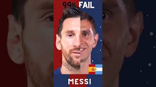 match the face of Messi #messi #facematching #shorts