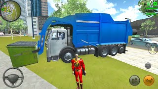 City Hero Simulator: Garbage Truck Drive - Amazing Flash Powerhero #3 - Android Gameplay