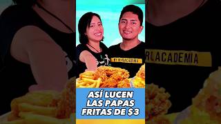 Así son las patatas fritas de $3 🍟🍗🇪🇨