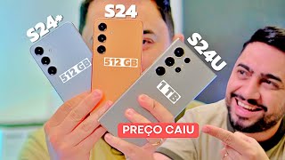 ONE UI 7.0 🔥 Chega PRIMEIRO: S24, S24 PLUS e S24 ULTRA | CAIU PREÇO