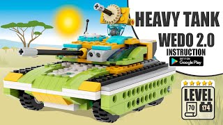 NEW HEAVY TANK instruction WEDO 2.0 | Лего ТЯЖЕЛЫЙ ТАНК WEDO 2.0 инструкция