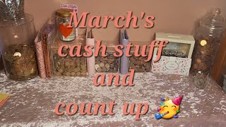 March's cash stuff and count up 🥳