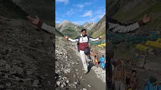 राहें भले ही कठिन हो पर पाना शिव को है हमे🕉️|Amarnath Yatra 2023 #amarnathyatra #kedarnath #ytshorts