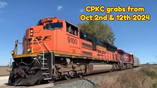 CPKC grabs from Oct 2nd & 12th 2024