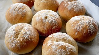 Homemade Crusty Bread Rolls | Eggless Bread Rolls Recipe | How to make Bread at Home