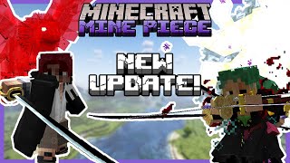 HUGE Update! NEW DEVIL FRUITS, SHANKS, ZORO! - Minecraft Mine Piece 1.20.1 Update Mod Showcase