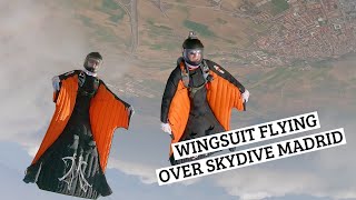 Wingsuits Over Skydive Madrid