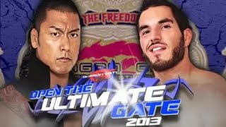 Shingo Takagi (鹰木信悟) vs. Johnny Gargano - DGUSA Open The Freedom Gate Title: OPEN THE ULTIMATE GATE