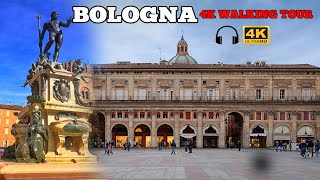 Bologna Italy walking tour |  4K Walking Tour with Captions & Immersive Sound [4K Ultra HD/60fps]