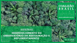 Webinar: Observatório da Restauração e Reflorestamento