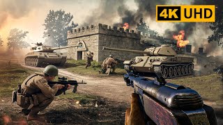 The Rhine (Remagen Bridge) Gameplay Walkthrough Ultra High Graphics [4K 60FPS] Call of Duty: WWII