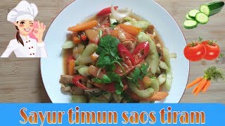 Sayur timun saos tiram