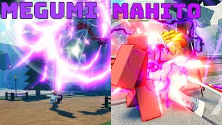 NEW MEGUMI and MAHITO MOVESET are INSANE in sorcerer battlegrounds!