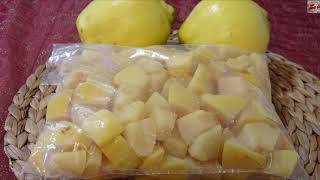 طريقة تخزين السفرجل لمدة طويلة بطريقة سهلة وبسيطة. - How to store quince