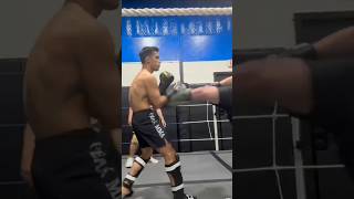 SUPERMAN PUNCH KNOCK DOWN! #kickboxing #muaythai #mma #ufc #martialarts #shorts #short #viral #usa