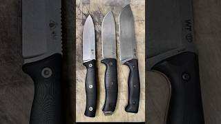 What a trio #shorts #fixedblade #scarysharp #edcknife #fixedbladeknife #slicing #knifestuffwedo