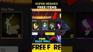 SUPER HEROES EVENT TOP 3 FREE ITEMS #freefire #shorts