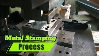 Press Stamping Machine working