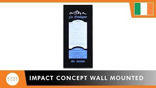 Menu Case – Impact Concept Wall Mounted