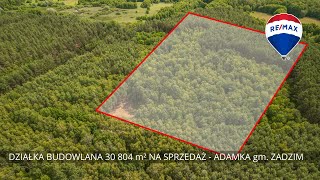 Działka budowlana na sprzedaż Adamka Zadzim