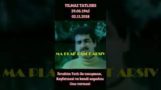 Büyük usta... Belgesel kesiti... #yılmaztatlıses  #mavimavi #yaşamakbudeğil #arabesk