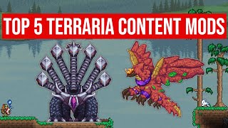 TOP 5 BEST Terraria CONTENT Mods 2020