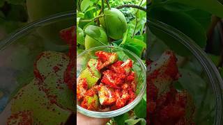 Spicy khatta Mango🥭Kacchi Carry#mukbang#youtubeshorts#shorts#shortvideo#viral#viralvideo#asmr#foodie