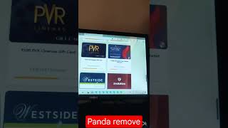 Microsoft rewards remove panda | redeem problem solved