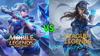 MOBILE LEGENDS VS LEAGUE OF LEGENDS: WILD RIFT CHAMPIONS/HEROES COMPARISON || GAMING PLANET