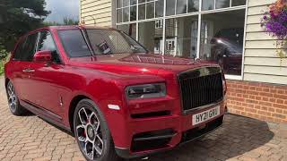 Rolls-Royce Cullinan Black Badge - Magma Red