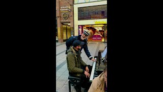 Policeman plays Mission Impossible on public piano #shorts