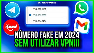 🚀03 APLICATIVOS para CRIAR NÚMERO VIRTUAL INFINITAMENTE sem USAR VPN | numero fake WhatsApp 2024