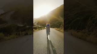 A women walking an Empty Road || #reels #shorts #trending #nature #viralvideos #newreel #music