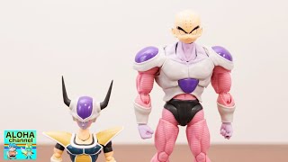 DRAGON BALL UNBOXING S.H.FIGUARTS KRILLIN AND FRIEZA SECOND FORM REVIEW