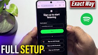 How to create new Spotify account on ANY Android - Full Guide